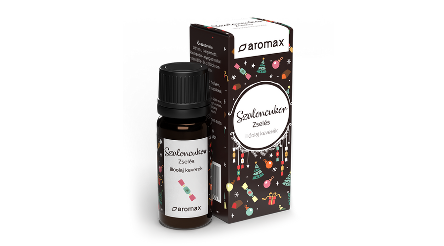 AROMAX Szaloncukor karácsonyi illóolaj keverék 10 ml AROMAX Szaloncukor karácsonyi illóolaj keverék 10 ml