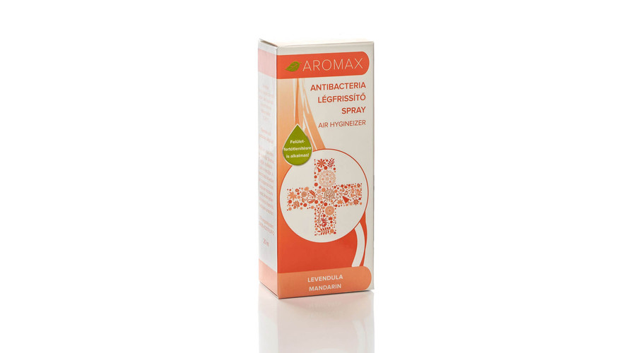 AROMAX Antibacteria levegőillatosító spray mandarin-levendula 20 ml AROMAX Antibacteria levegőillatosító spray mandarin-levendula 20 ml