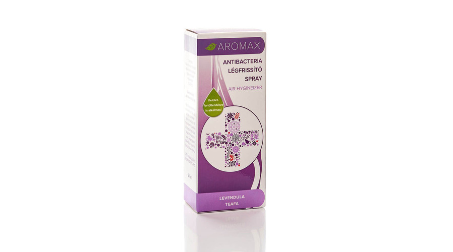 AROMAX Antibacteria levegőillatosító spray levendula-teafa 20 ml