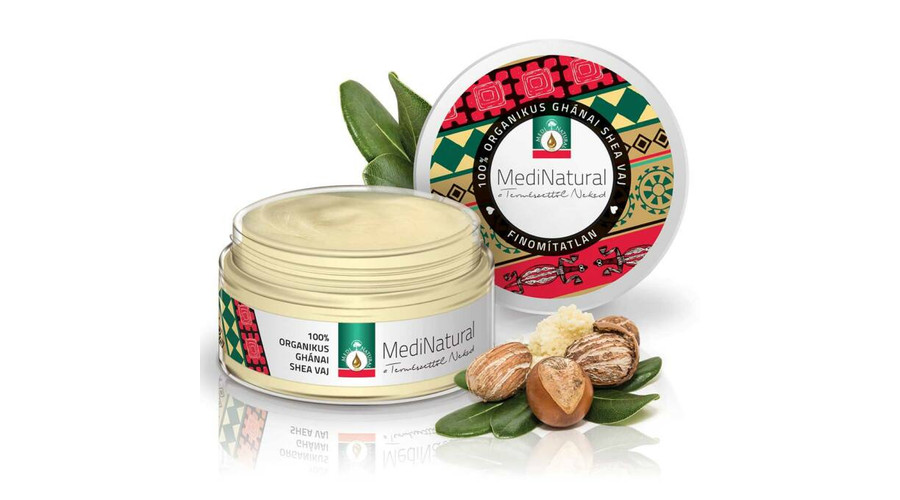MEDINATURAL Organikus Ghánai shea vaj 100 ml MEDINATURAL Organikus Ghánai shea vaj 100 ml
