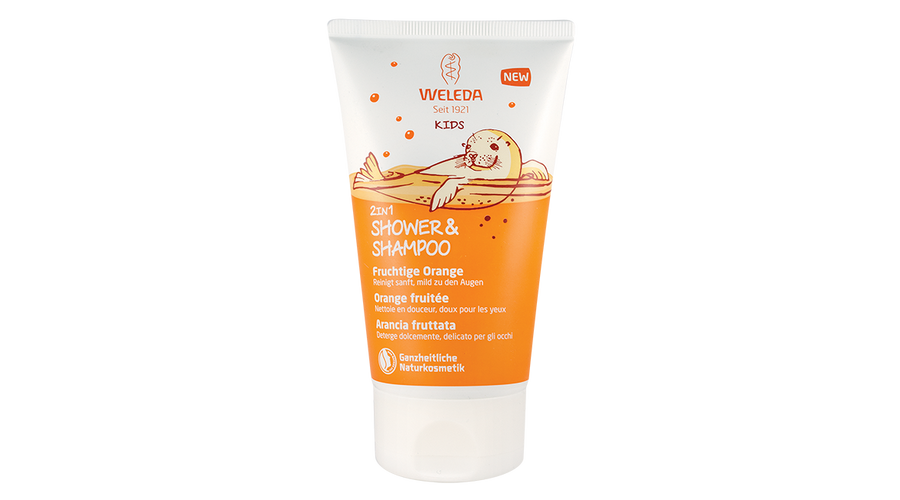 WELEDA Kids 2in1 Narancs tusfürdő és sampon 150 ml WELEDA Kids 2in1 Narancs tusfürdő és sampon 150 ml