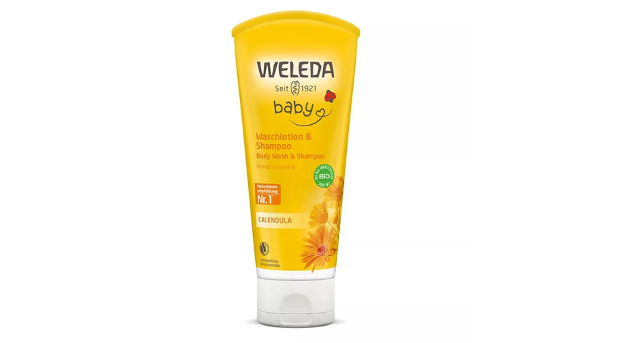 WELEDA Calendula baba tusfürdő és sampon 200 ml WELEDA Calendula baba tusfürdő és sampon 200 ml