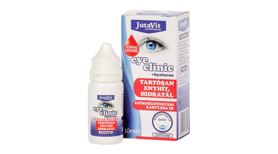 JUTAVIT Eyeclinic Szemcsepp Száraz szemre 10 ml