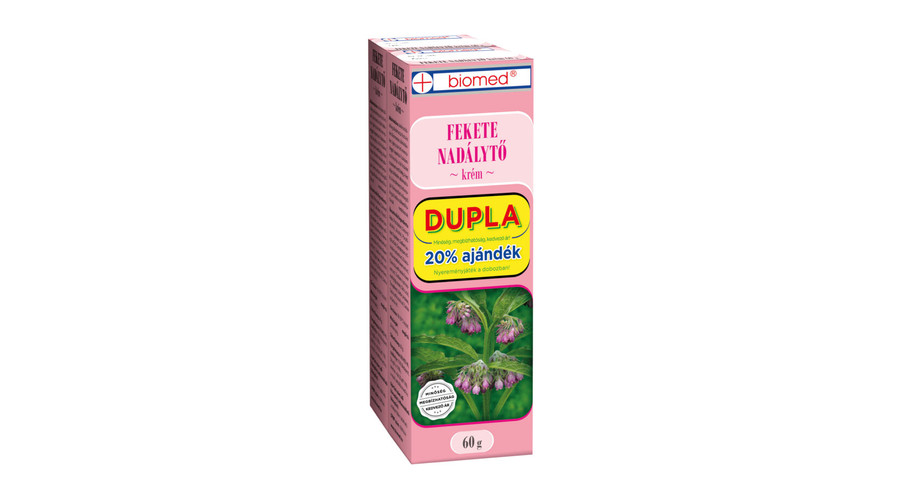BIOMED Feketenadálytő krém dupla 2x60 g BIOMED Feketenadálytő krém dupla 2x60 g