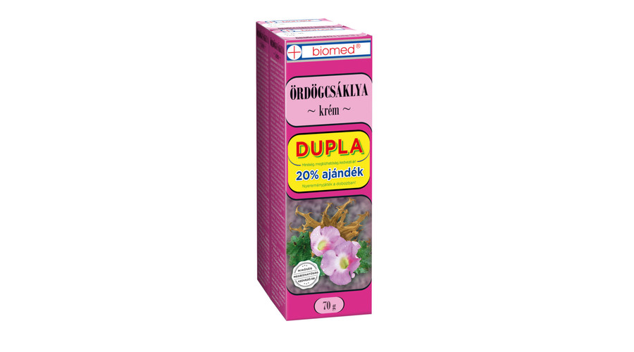 BIOMED Ördögcsáklya krém Dupla 2x70 g BIOMED Ördögcsáklya krém Dupla 2x70 g