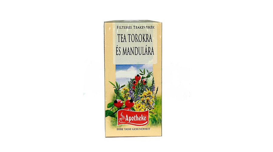 APOTHEKE Tea Torokra és Mandulára 20 filter APOTHEKE Tea Torokra és Mandulára 20 filter