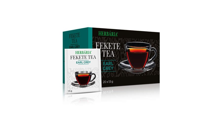 HERBÁRIA Fekete tea Earl grey ízesítéssel 20 filter HERBÁRIA Fekete tea Earl grey ízesítéssel 20 filter