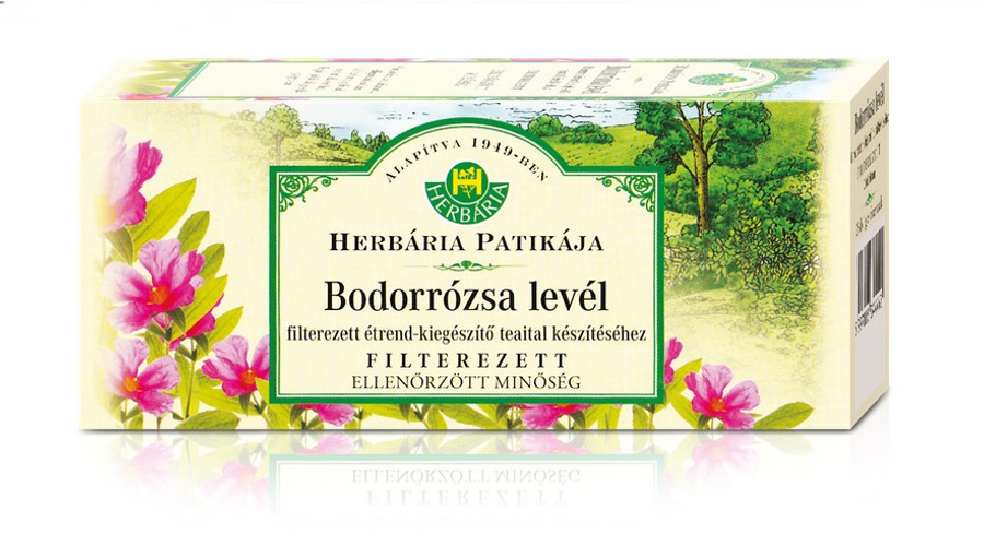 HERBÁRIA Bodorrózsa levél tea 25 filter