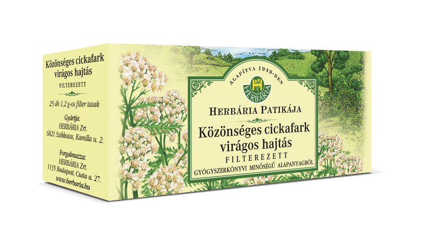 HERBÁRIA Cickafarkfű tea 25 filter HERBÁRIA Cickafarkfű tea 25 filter