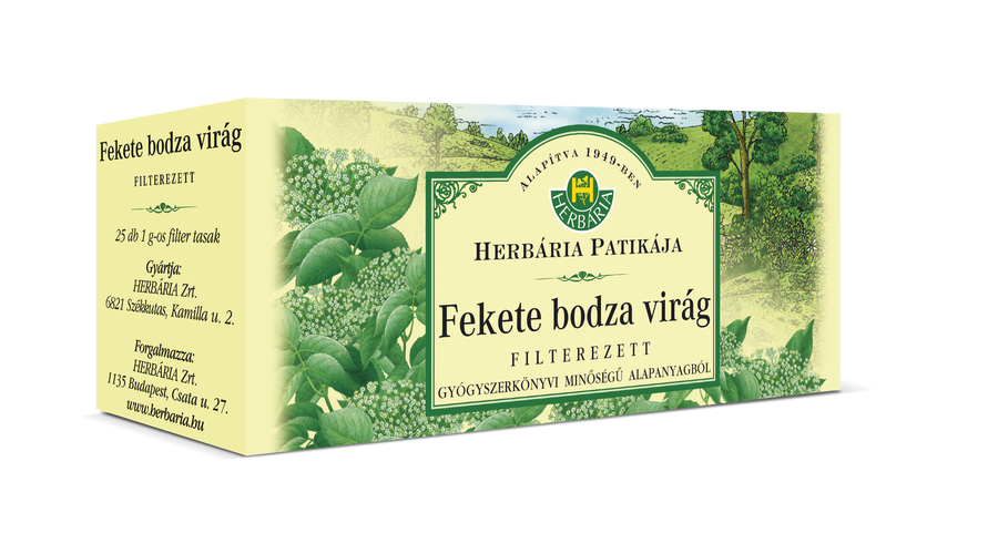 HERBÁRIA Bodzavirág tea 25 filter