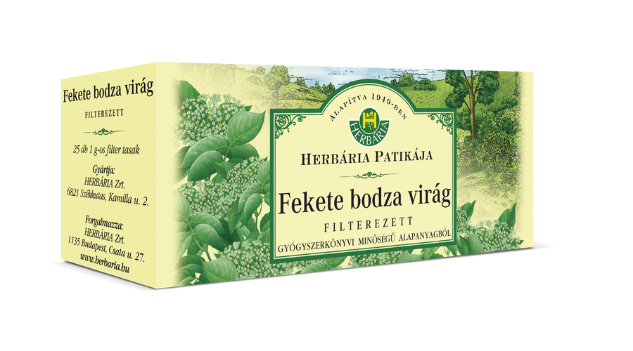 HERBÁRIA Bodzavirág tea 25 filter HERBÁRIA Bodzavirág tea 25 filter