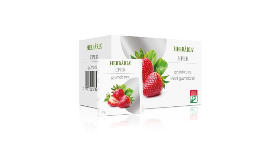 HERBÁRIA Gyümölcstea Eper 20 filter