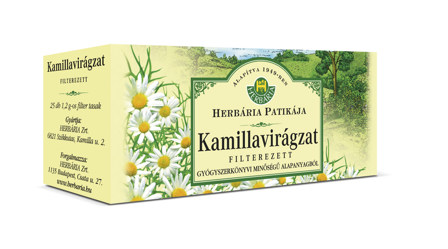 HERBÁRIA Kamillavirágzat tea 25 filter HERBÁRIA Kamillavirágzat tea 25 filter