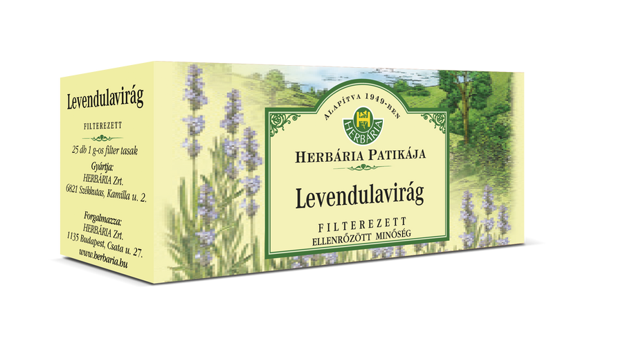HERBÁRIA Levendulavirág tea 25 filter HERBÁRIA Levendulavirág tea 25 filter