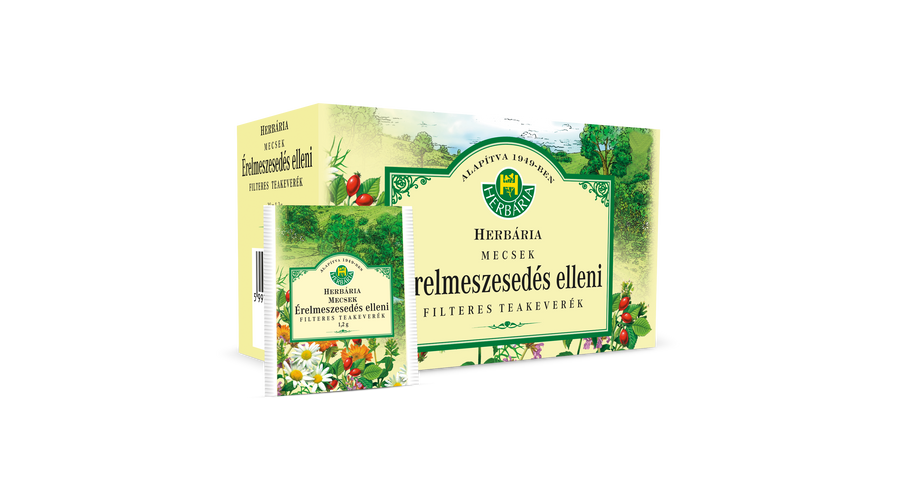HERBÁRIA Mecsek Érelmeszesedés elleni tea 20 filter HERBÁRIA Mecsek Érelmeszesedés elleni tea 20 filter