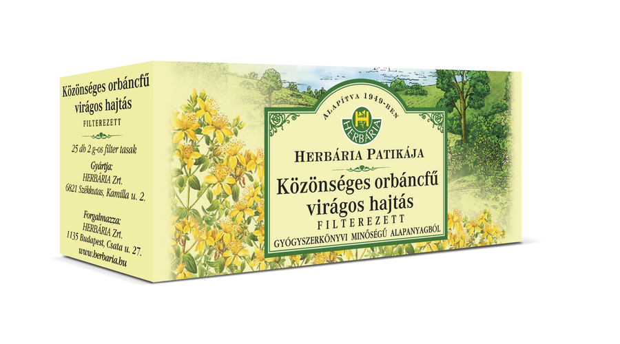 HERBÁRIA Orbáncfű tea 25 filter HERBÁRIA Orbáncfű tea 25 filter