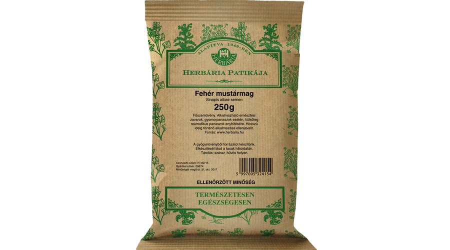 HERBÁRIA Fehér mustármag 250 g HERBÁRIA Fehér mustármag 250 g