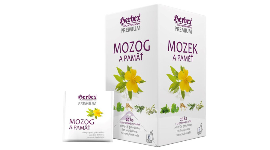 HERBEX Ész és emlékezet tea 20 filter