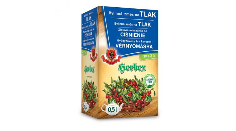 HERBEX Gyógynövény teakeverék Vérnyomásra 20 filter HERBEX Gyógynövény teakeverék Vérnyomásra 20 filter