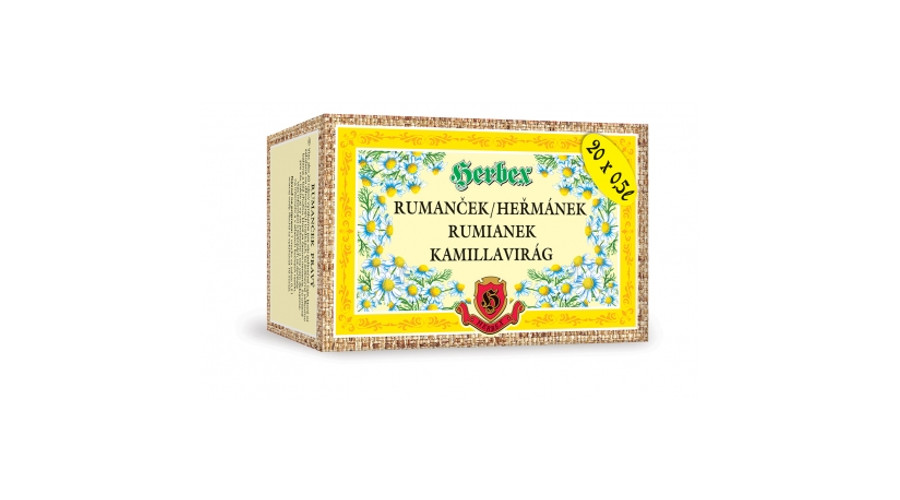 HERBEX Kamillavirág Tea 20 filter HERBEX Kamillavirág Tea 20 filter