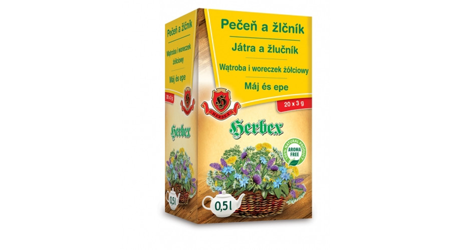 HERBEX Máj és Epe Tea 20 filter