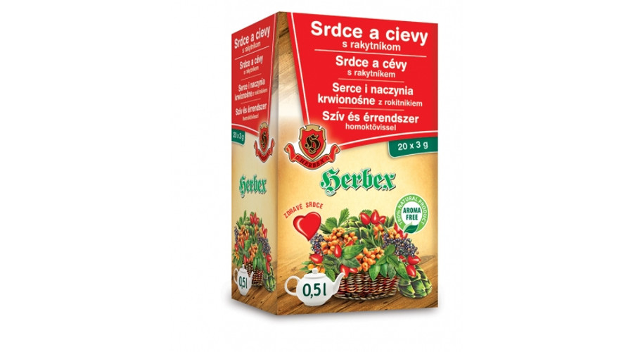 HERBEX Szív és Érrendszeri tea Homoktövissel 20 filter