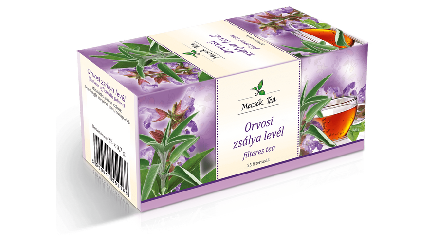 MECSEK Orvosi zsálya levél tea 25 filter MECSEK Orvosi zsálya levél tea 25 filter
