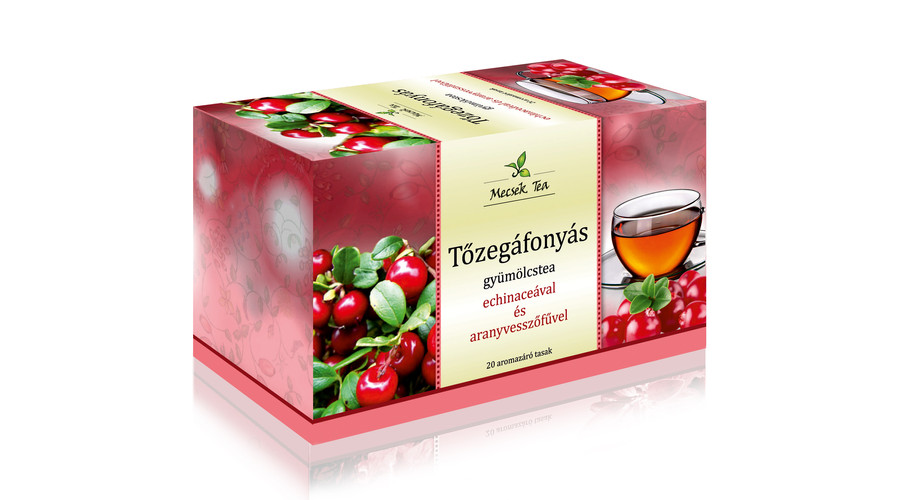 MECSEK Tőzegáfonyás gyümölcstea 20 filter