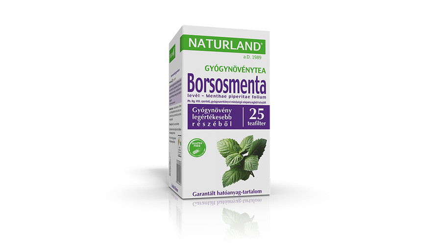 NATURLAND Borsosmenta levél tea 25 filter NATURLAND Borsosmenta levél tea 25 filter