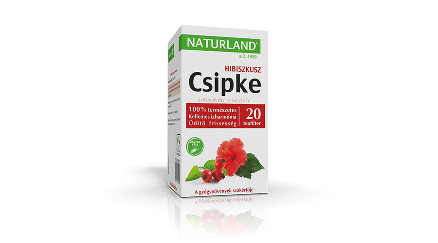 NATURLAND Csipke-hibiszkusz tea 20 filter