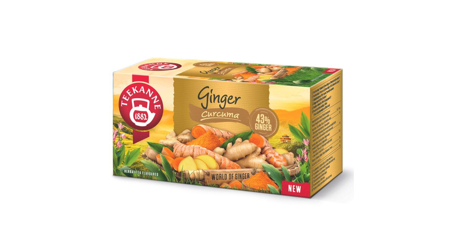 TEEKANNE Gyömbéres-Kurkuma tea 20 filter