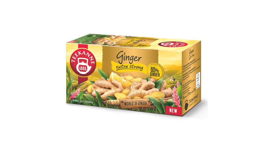TEEKANNE Ginger Extra strong gyömbéres tea 20 filter