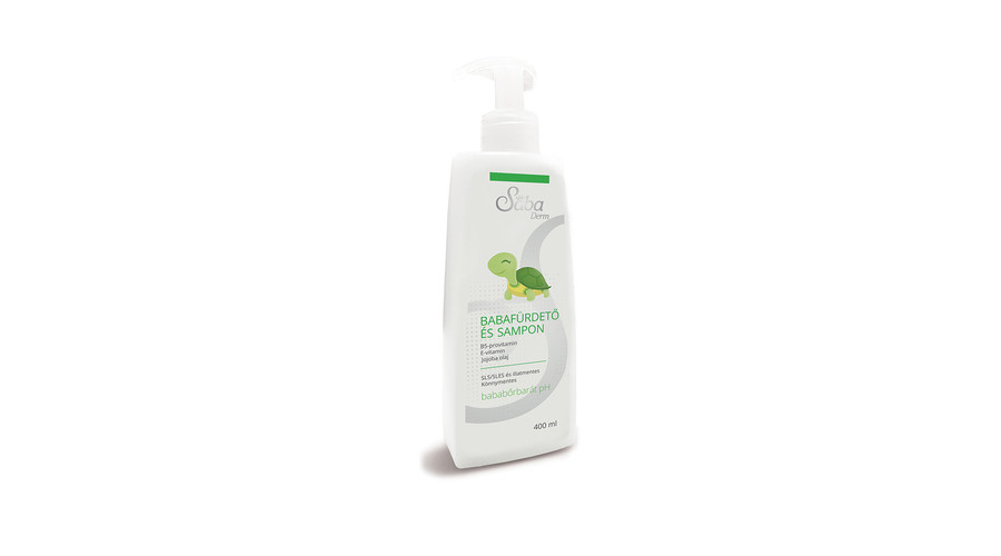 SÁBA Illatmentes babafürdető és sampon 400 ml SÁBA Illatmentes babafürdető és sampon 400 ml