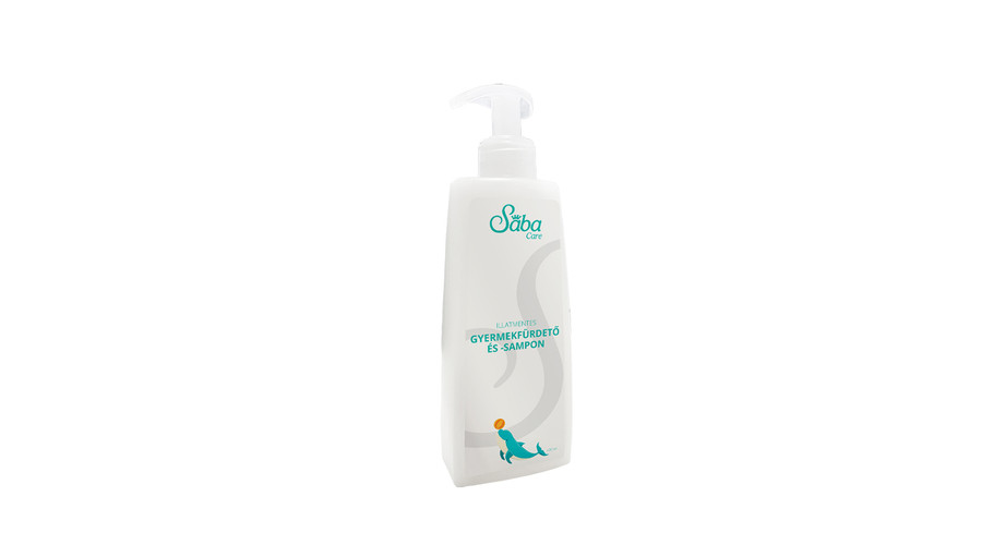 SÁBA Illatmentes gyermekfürdető és sampon 400 ml SÁBA Illatmentes gyermekfürdető és sampon 400 ml