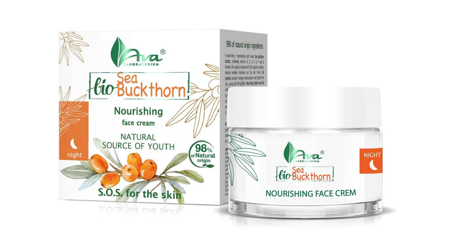 AVA Homoktövis bőrfiatalító éjszakai arckrém 50 ml
