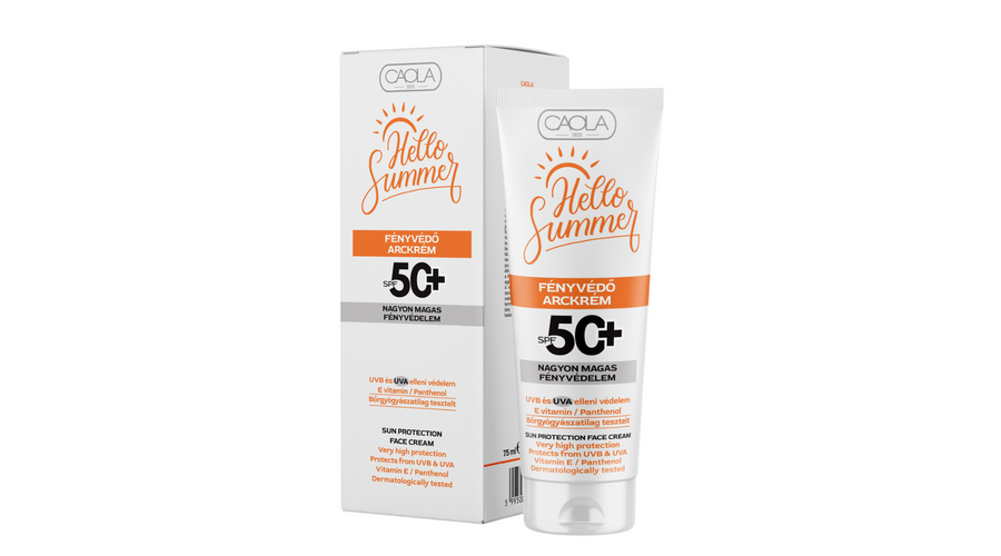 CAOLA Hello Summer Fényvédő arckrém SPF50+ - 75 ml