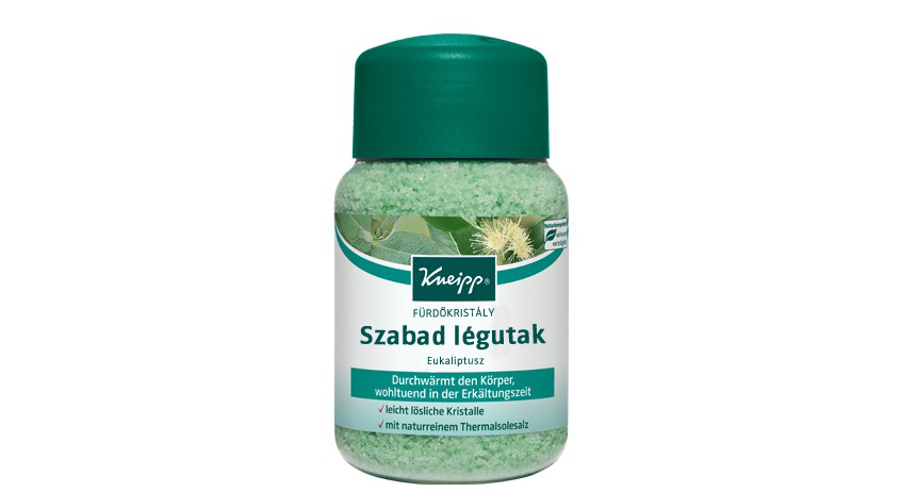 KNEIPP Fürdőkristály Szabad Légutak Fürdőkristály Eukaliptus 500 g