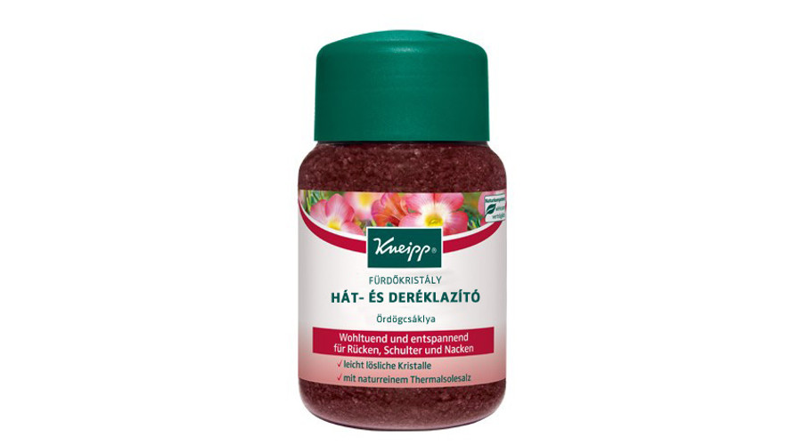 KNEIPP Fürdőkristály Hát és Deréklazító Ördögcsáklya 500 g KNEIPP Fürdőkristály Hát és Deréklazító Ördögcsáklya 500 g