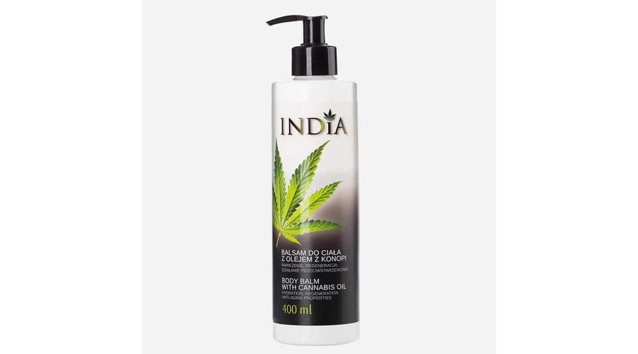 India Testápoló balzsam kendermagolajjal 400 ml India Testápoló balzsam kendermagolajjal 400 ml