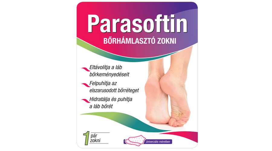 Parasoftin bőrhámlasztó zokni 1 pár