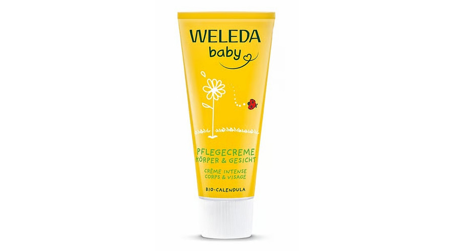 WELEDA Bio körömvirágos natúr babakrém arcra, testre 75 ml