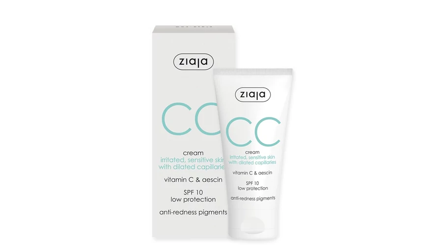 ZIAJA CC krém érzékeny, irritált, kitágult hajszáleres bőrre 50 ml ZIAJA CC krém érzékeny, irritált, kitágult hajszáleres bőrre 50 ml
