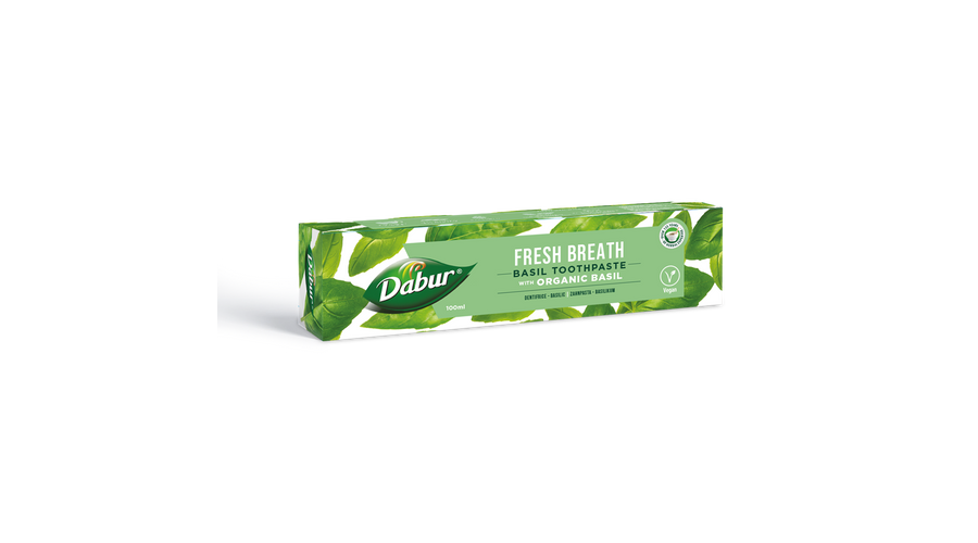 DABUR Herbal Bazsalikomos Fogkrém organikus összetevővel 100 ml DABUR Herbal Bazsalikomos Fogkrém organikus összetevővel 100 ml