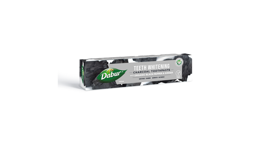 DABUR Herbal fehérítő Fogkrém aktív szénnel organikus összetevővel 100 ml