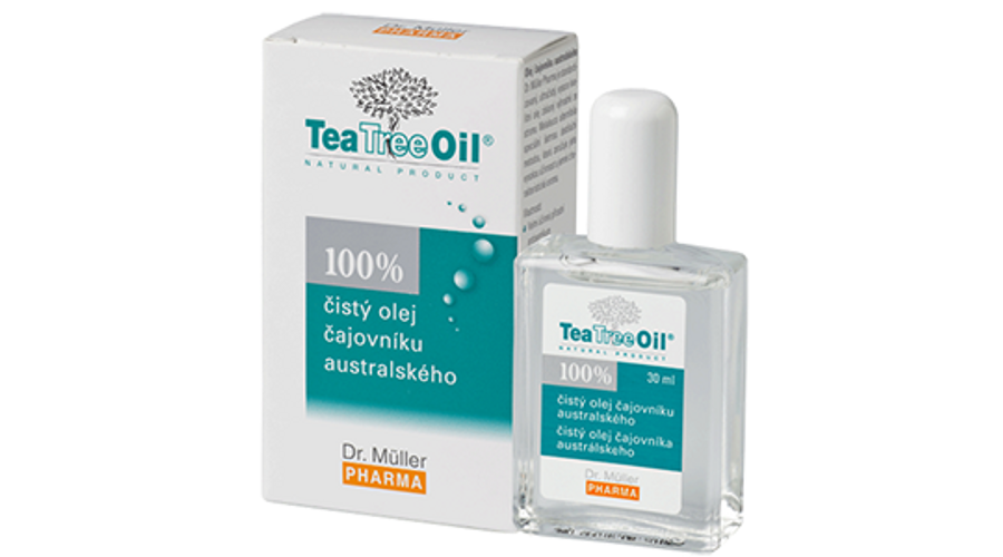 Dr. MÜLLER 100%-os Ausztrál teafaolaj koncentrátum körömgombára, problémás bőrre 10 ml