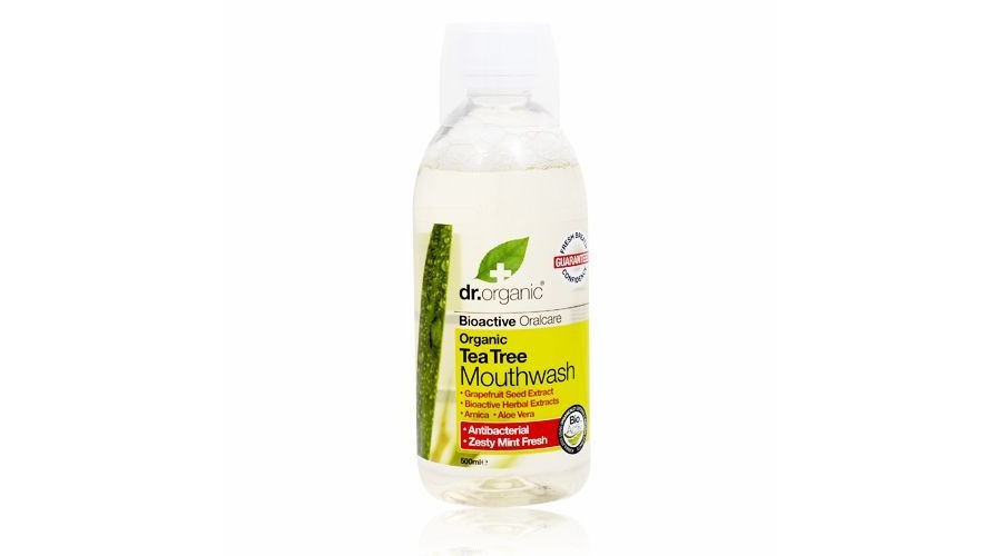 Dr. Organic Szájvíz Bio teafával 500 ml