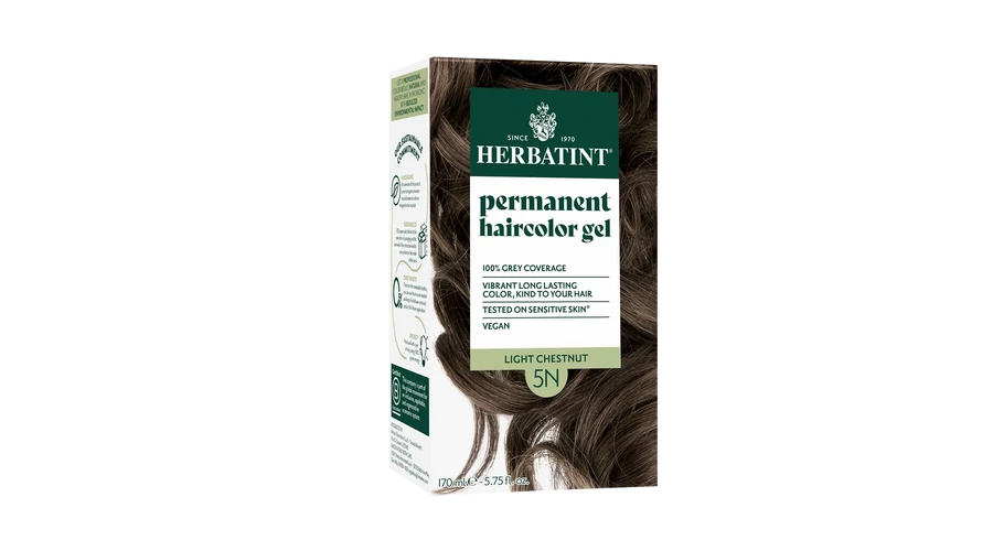 HERBATINT 5N Világos gesztenye tartós növényi hajfesték kondícionálóval 170 ml HERBATINT 5N Világos gesztenye tartós növényi hajfesték kondícionálóval 170 ml