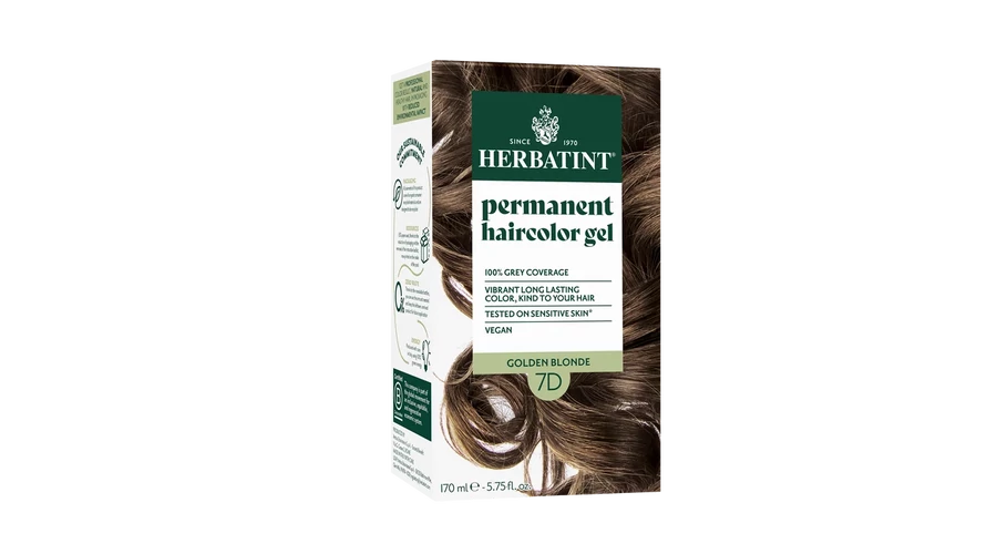 HERBATINT 7D Aranyszőke tartós növényi hajfesték kondícionálóval 170 ml