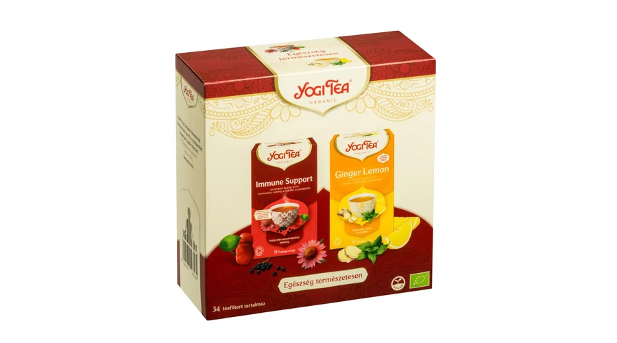 YOGI BIO Egészség terméseztesen karácsonyi ajándékcsomag tea szett 2x17 filter YOGI BIO Egészség terméseztesen karácsonyi ajándékcsomag tea szett 2x17 filter