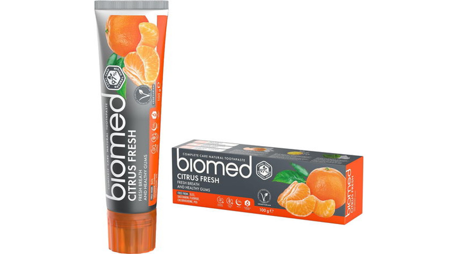BIOMED Citrus Fresh Fogkrém fluoridmentes 100 g BIOMED Citrus Fresh Fogkrém fluoridmentes 100 g